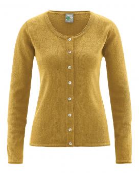 Damen Cardigan L | peanut